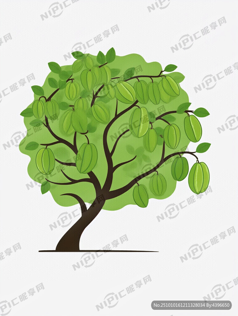 一整棵杨桃树