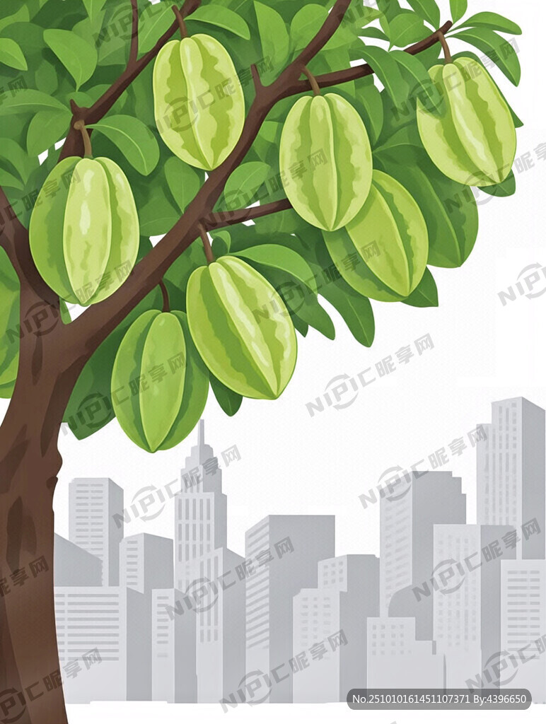 一整棵杨桃树