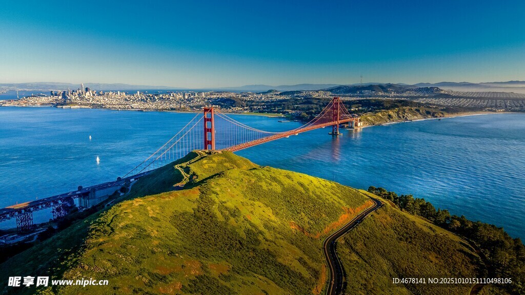 俯瞰壮丽跨海大桥美景