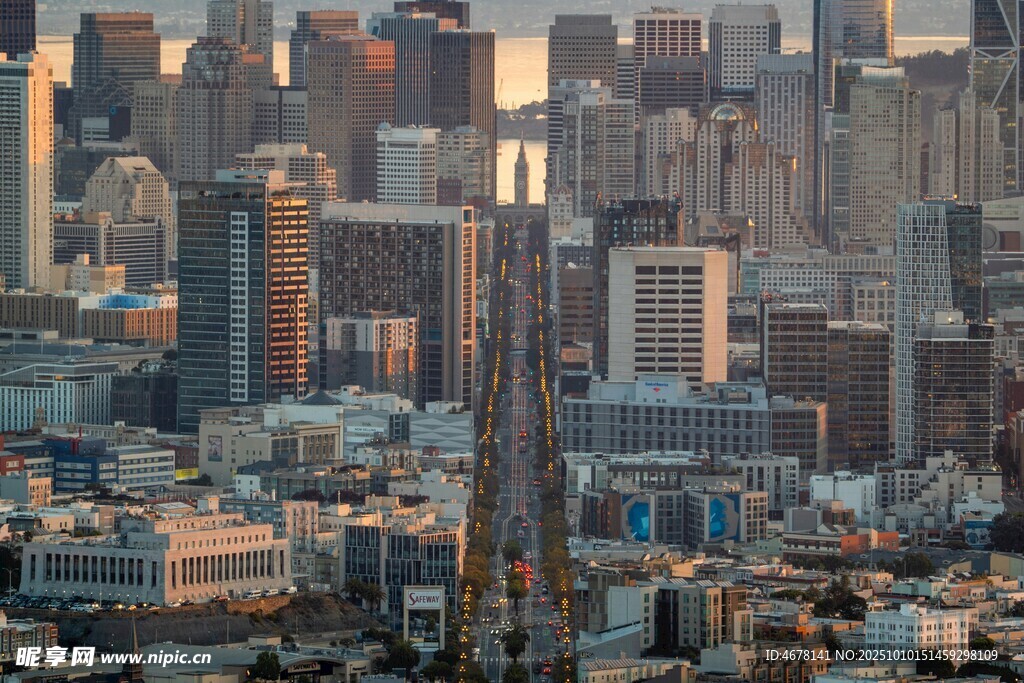 城市天际线景观