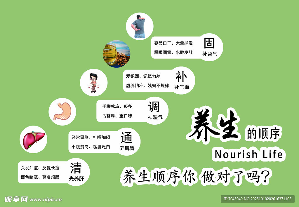 养生理念阶梯图