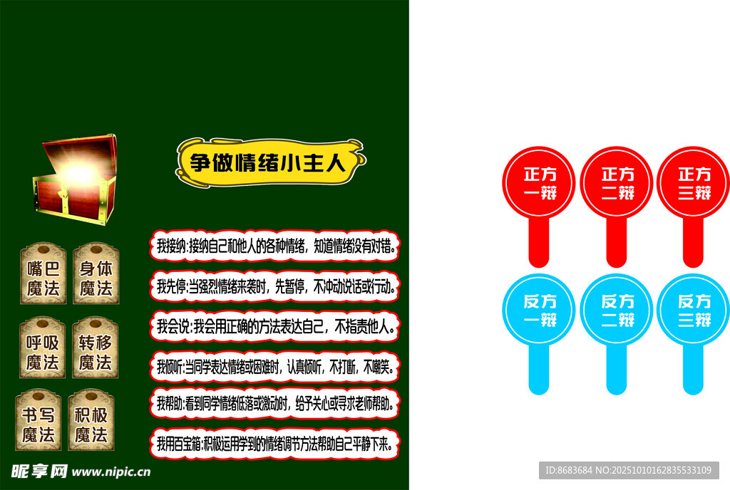 情绪板书