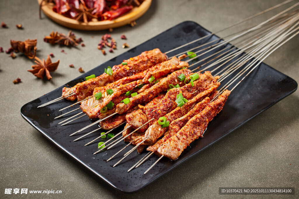 烤牛肉串 羊肉串