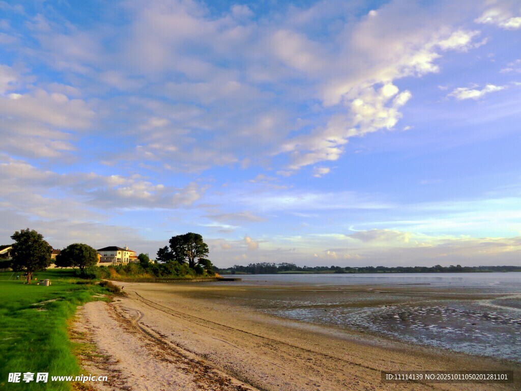 奥克兰海边小镇风景