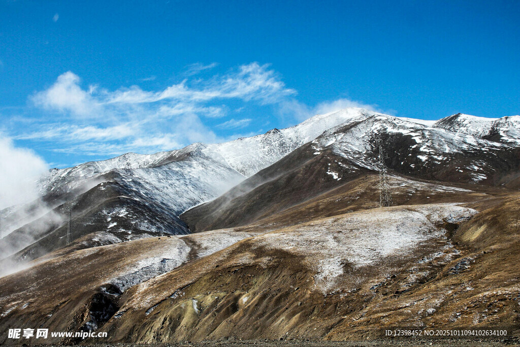 壮丽雪山风光