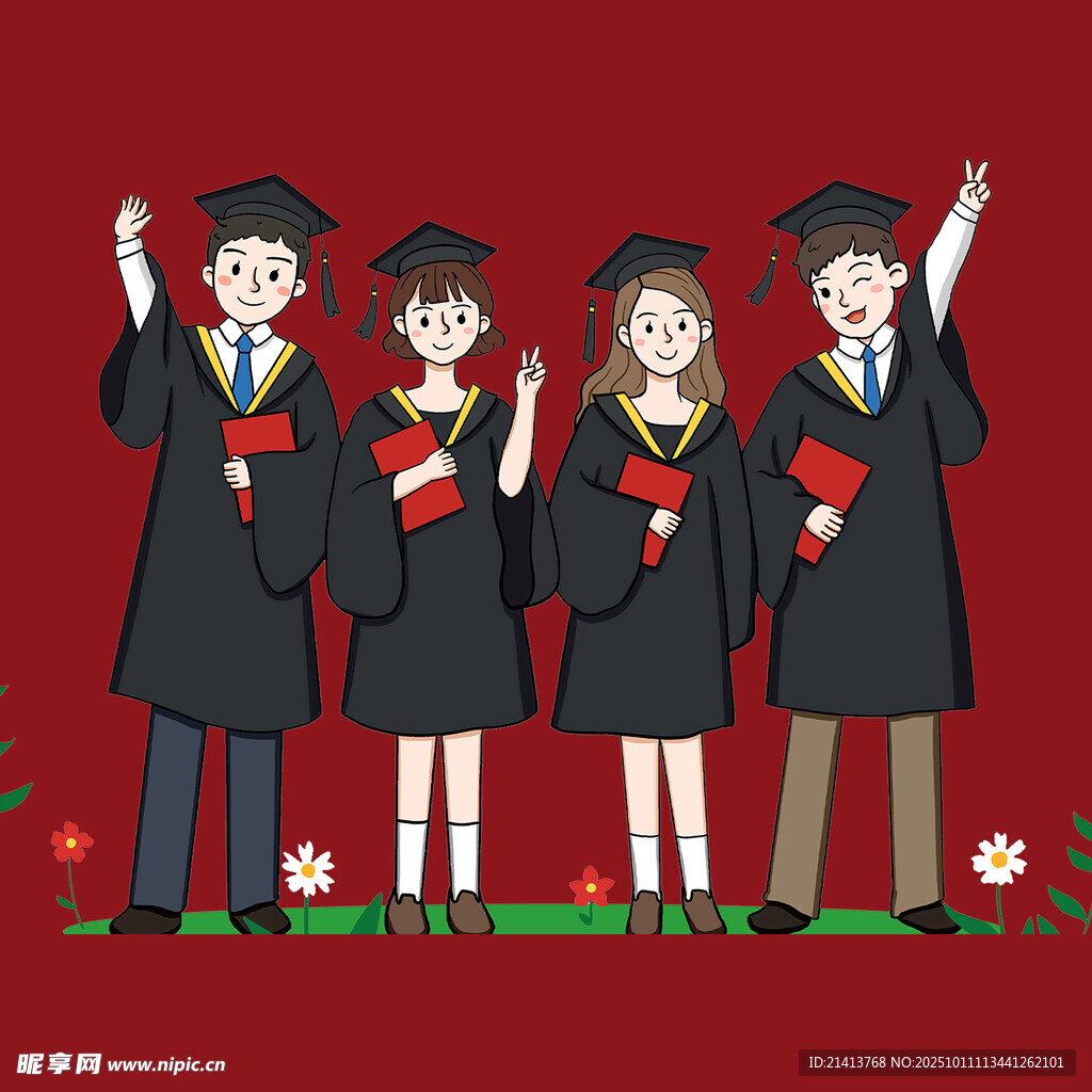 毕业季的欢乐学子