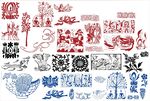 花纹 花边 传统图案 装饰雕花