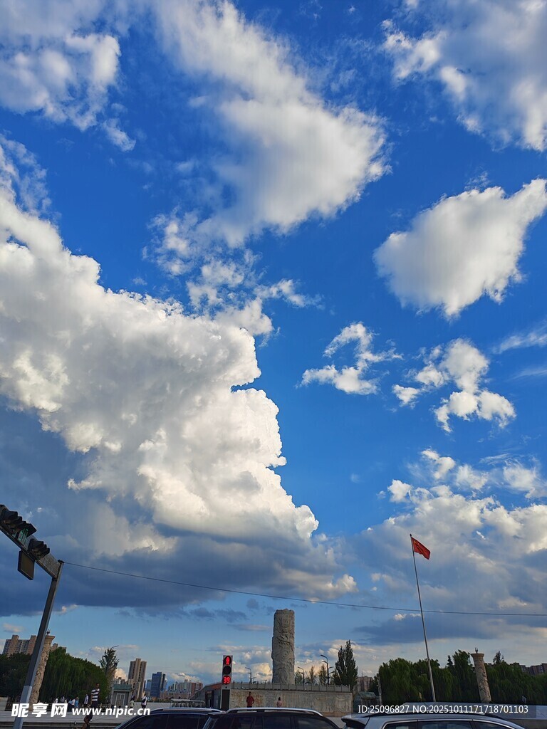 蓝天