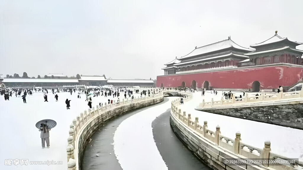 雪后故宫