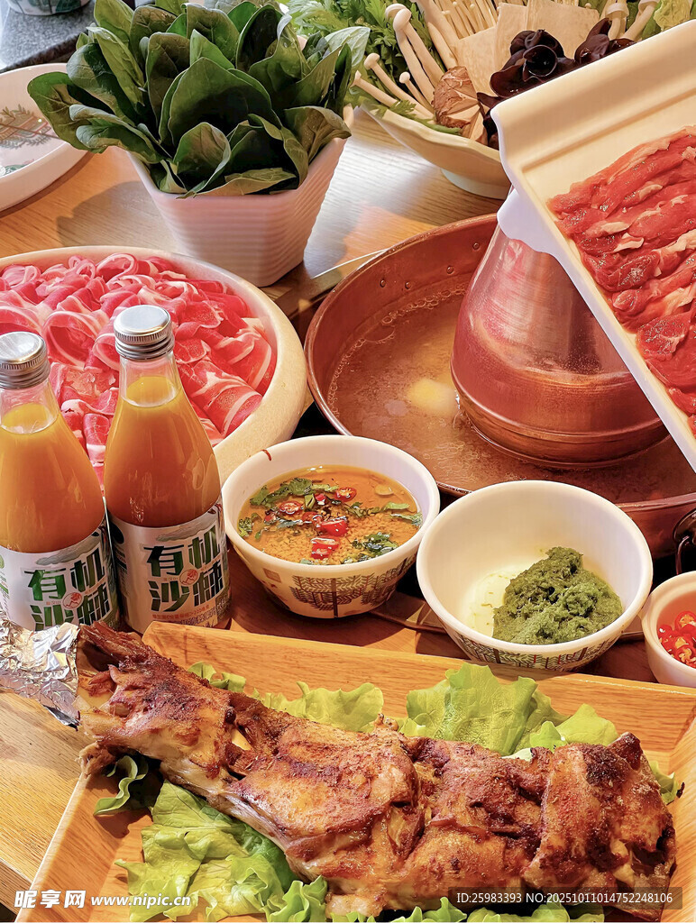 铜锅涮肉
