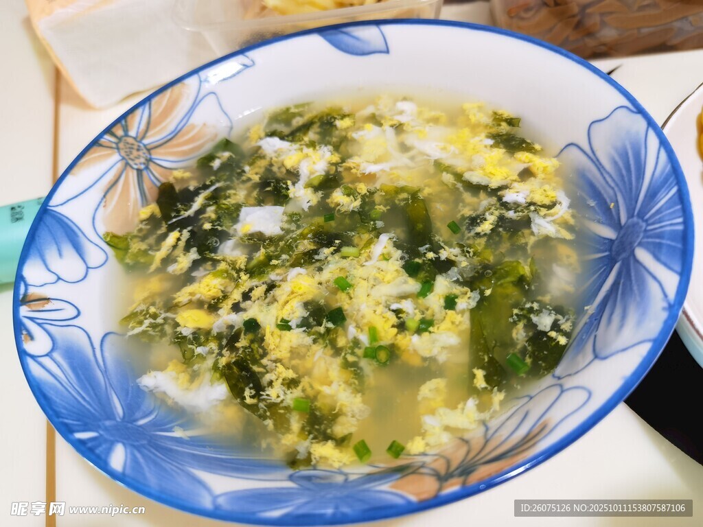 美味紫菜蛋花汤