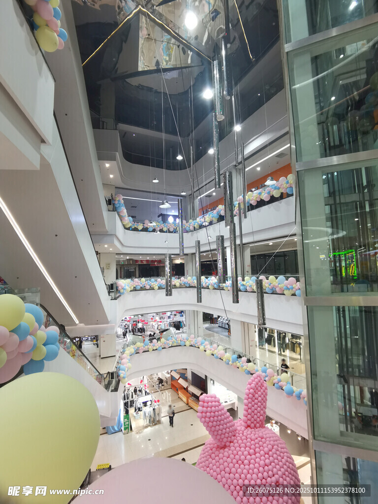 室内儿童游乐商场全景