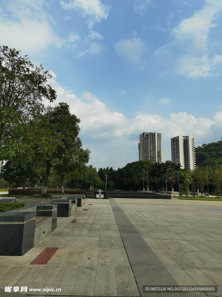 城市开阔广场景观