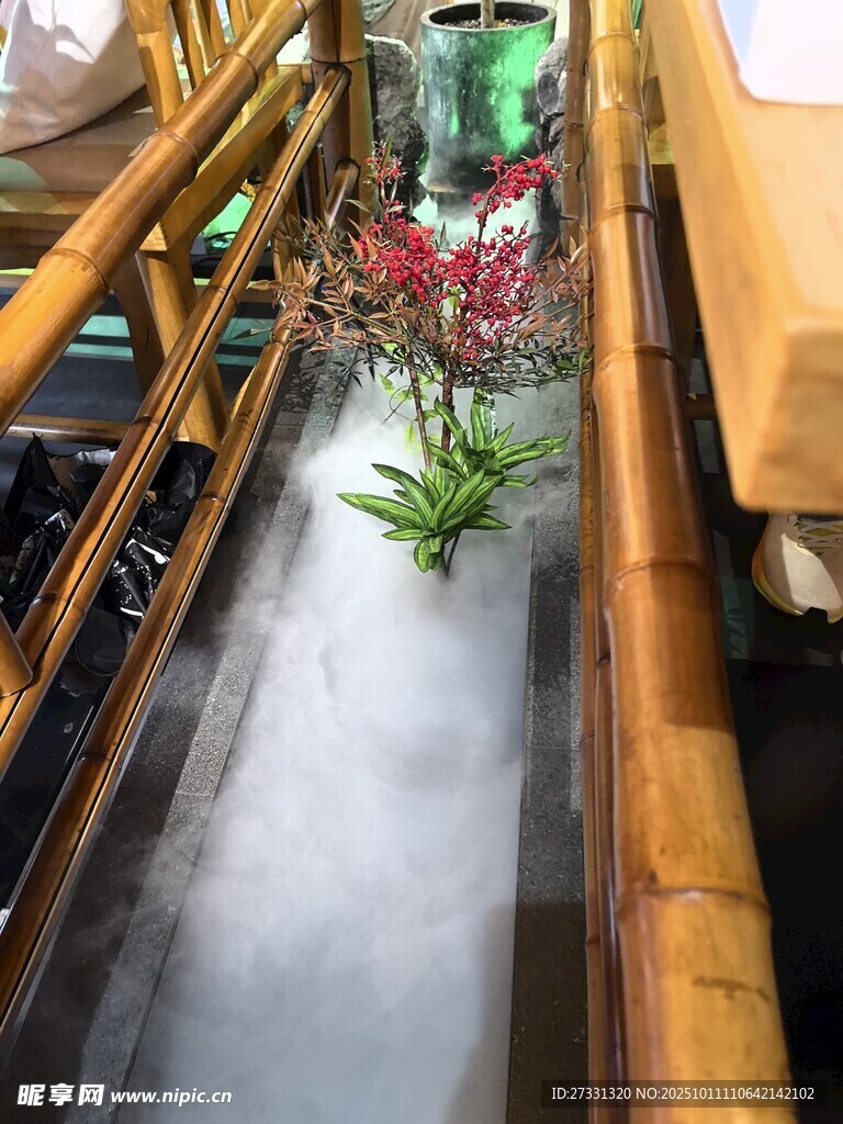 工厂花卉自动输送场景