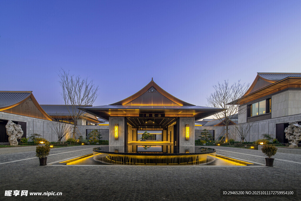 中式庭院景观建筑