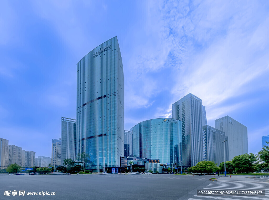 现代都市高楼景观