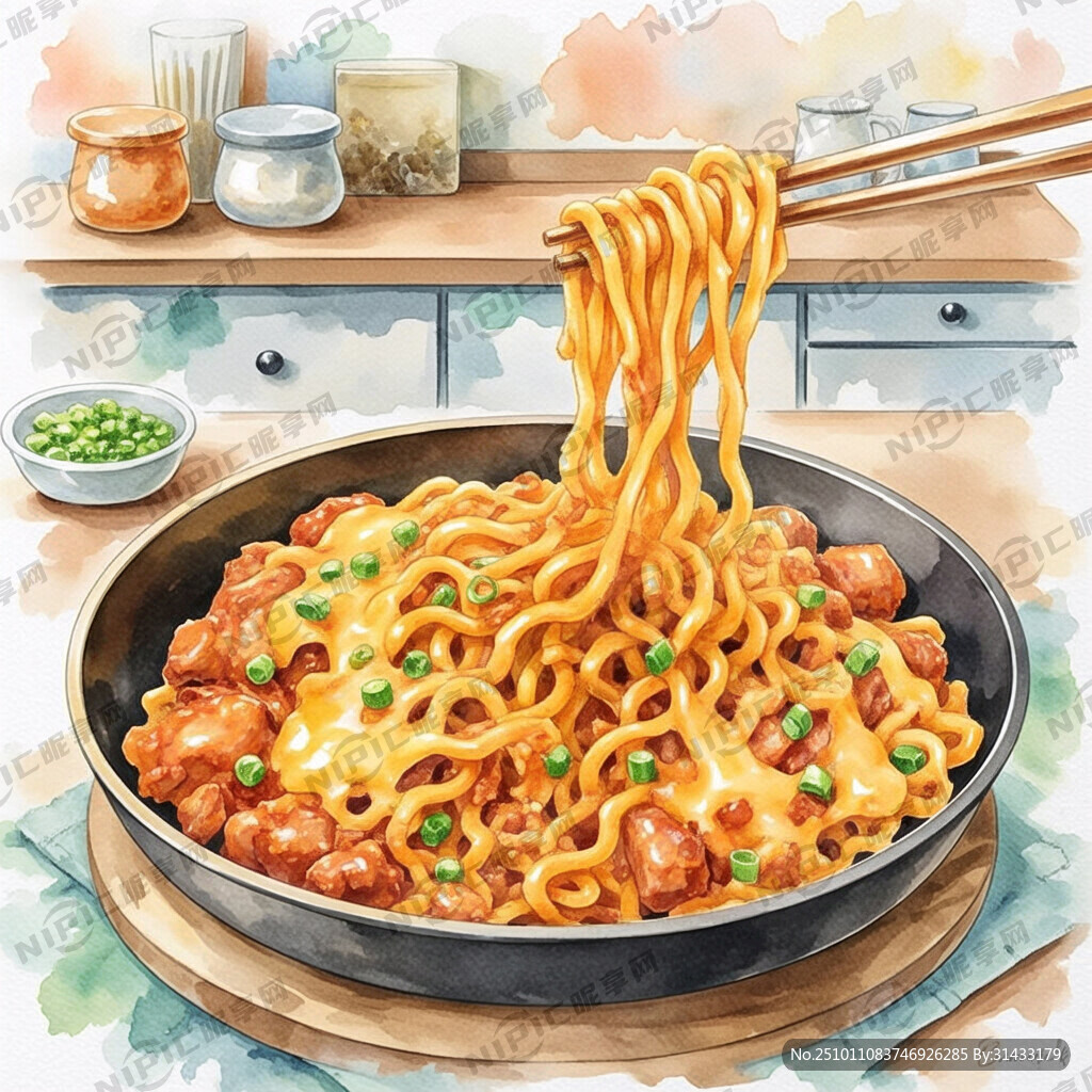 芝士火鸡面