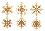金色雪花 