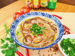 木耳肉丝米粉