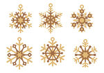 金色雪花