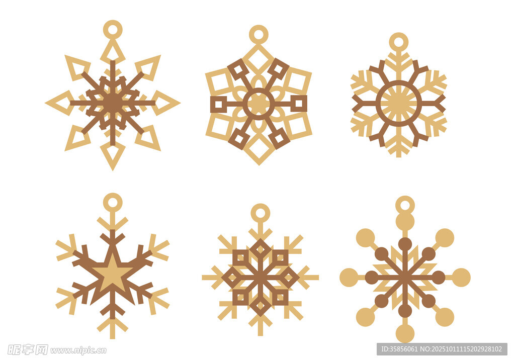 金色雪花 