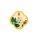 中式山水花鸟精美标牌