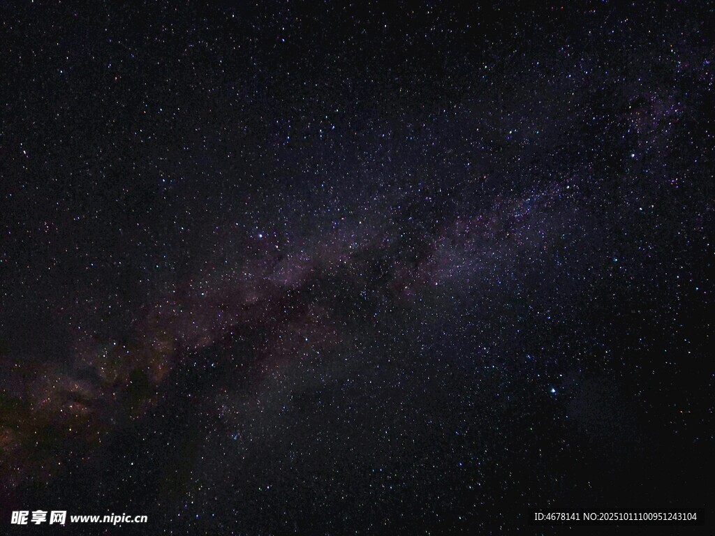 璀璨星河下的宇宙奇观