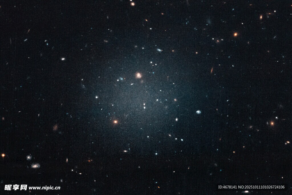 深邃星空下的璀璨星系