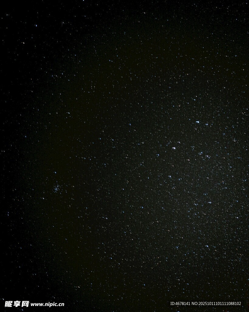 深邃星空夜景图