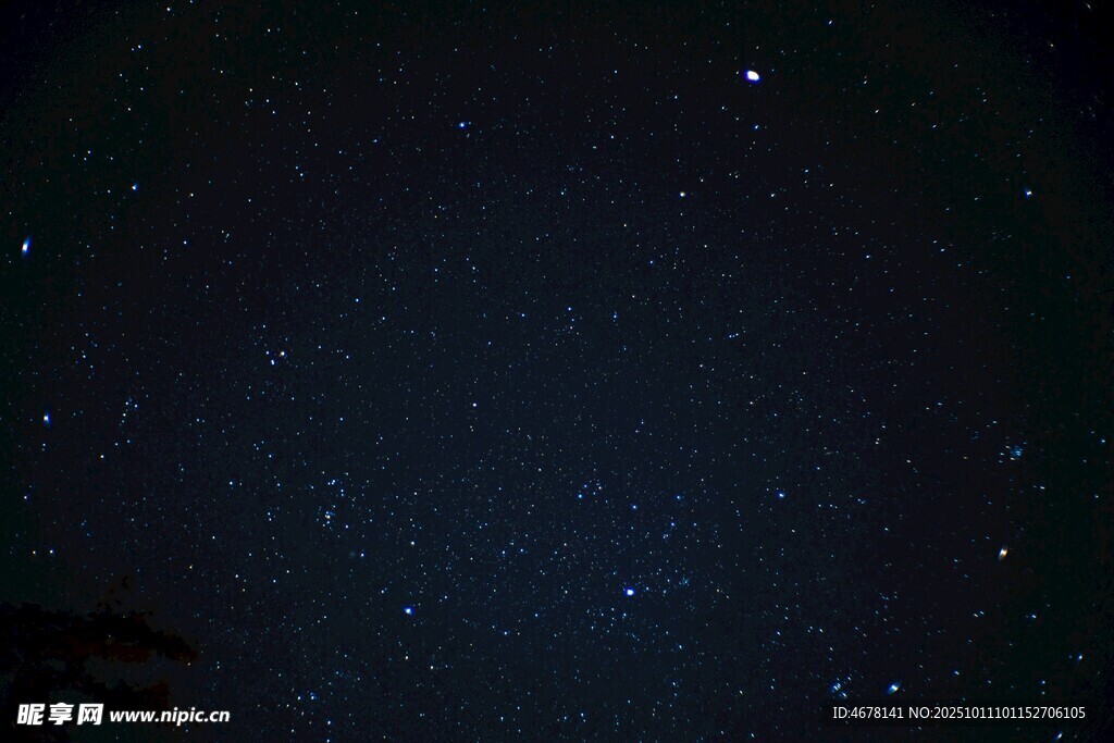 璀璨星空夜景