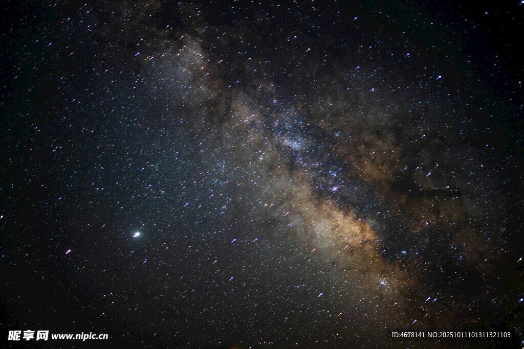 璀璨星河夜空美景