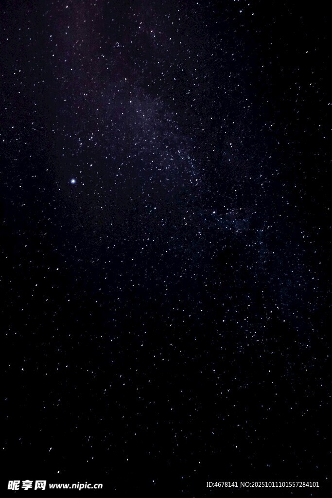 深邃星空夜景