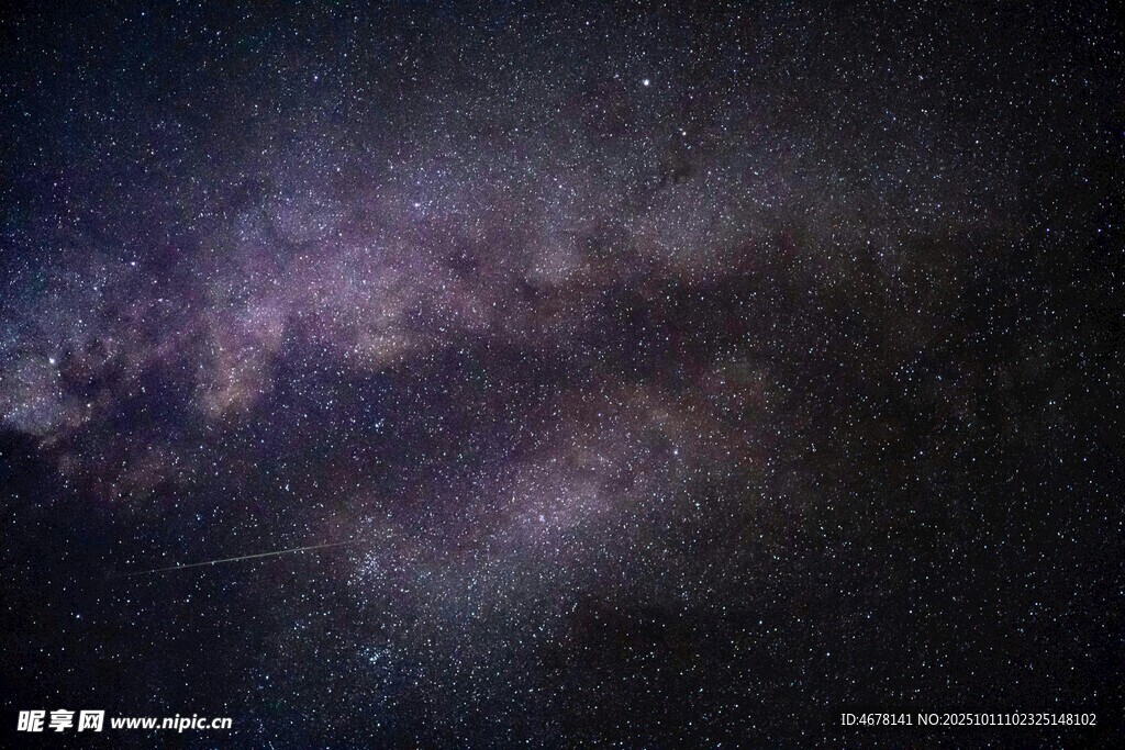 璀璨星空下的梦幻银河
