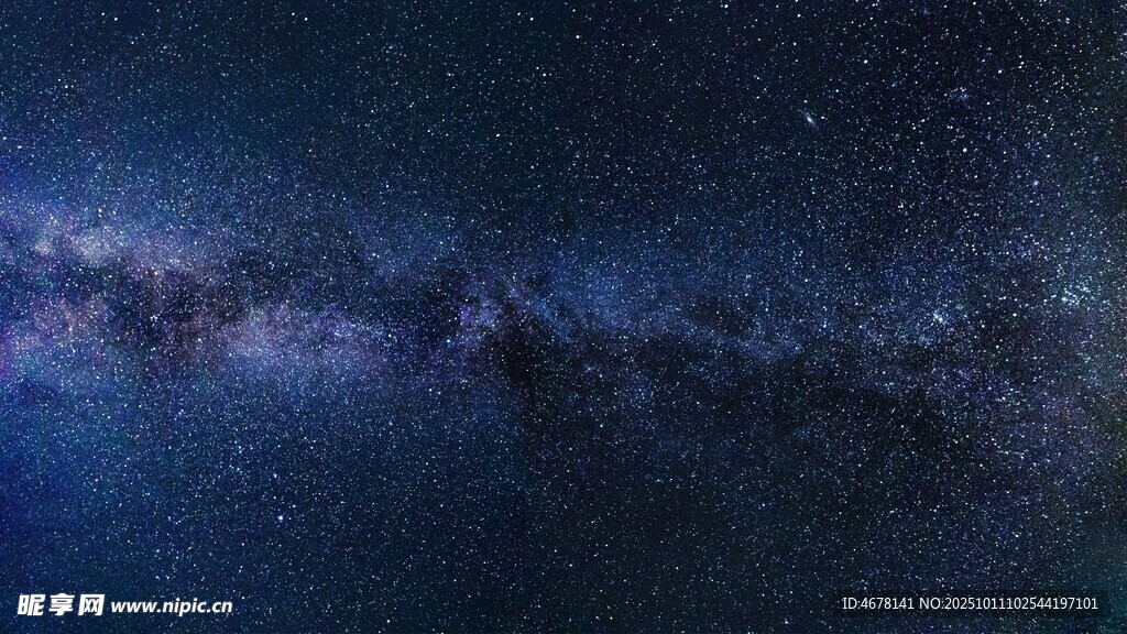 璀璨星空下的宇宙奇观