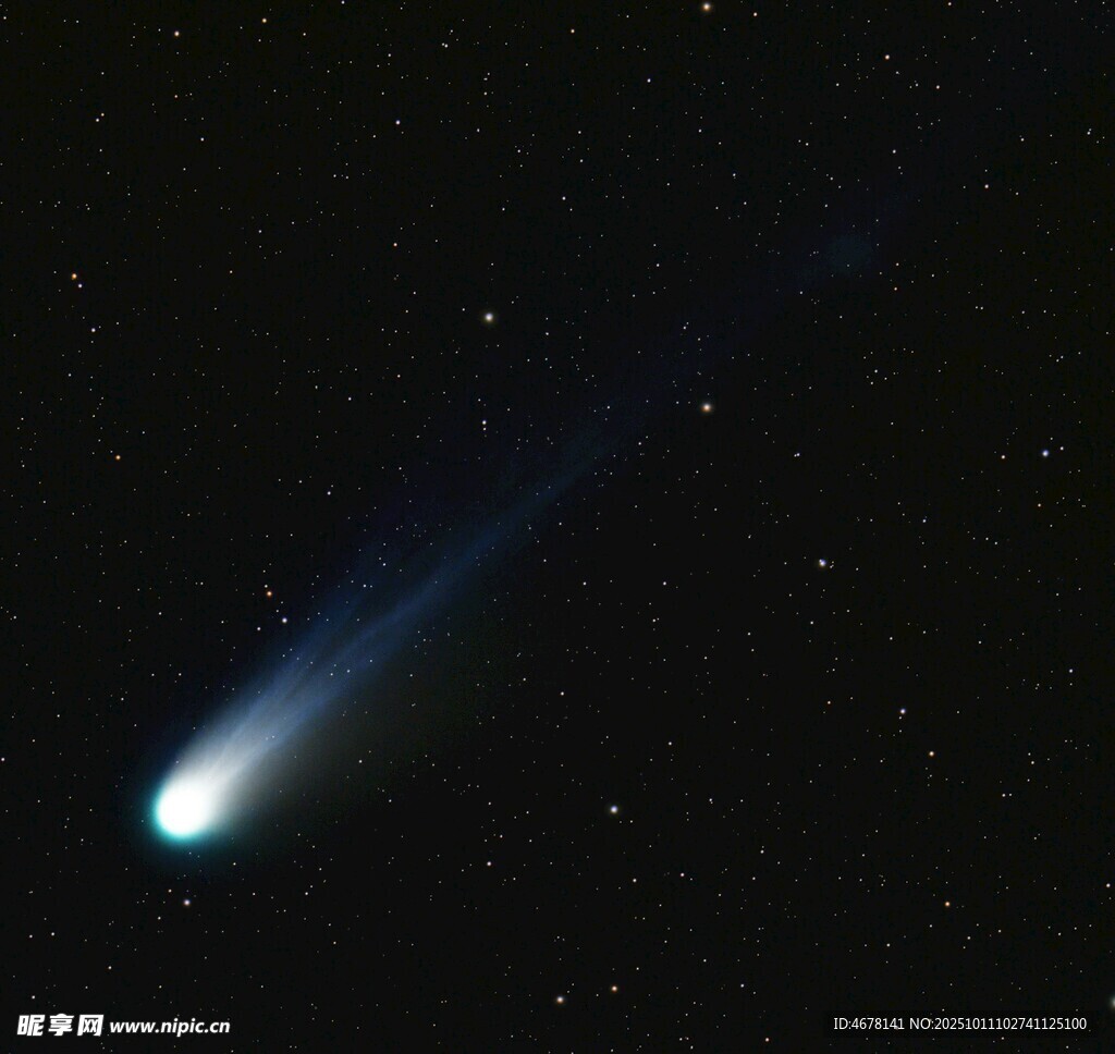 夜空中的彗星
