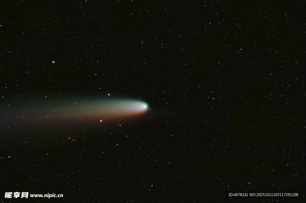 夜空中的彗星