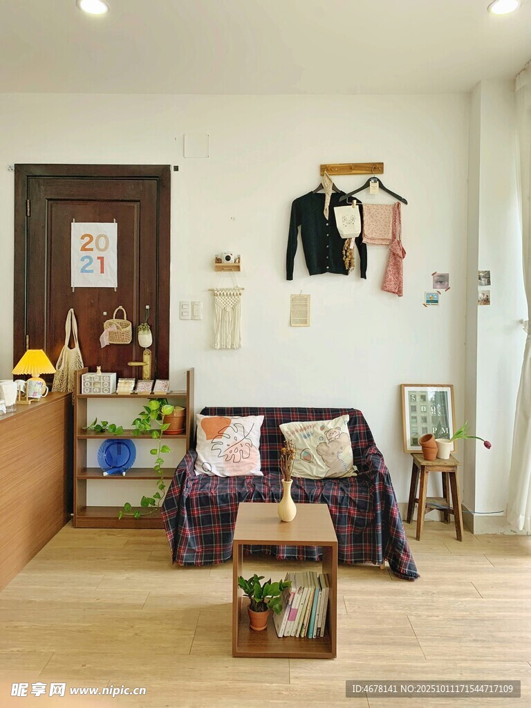温馨简约风客厅室内场景