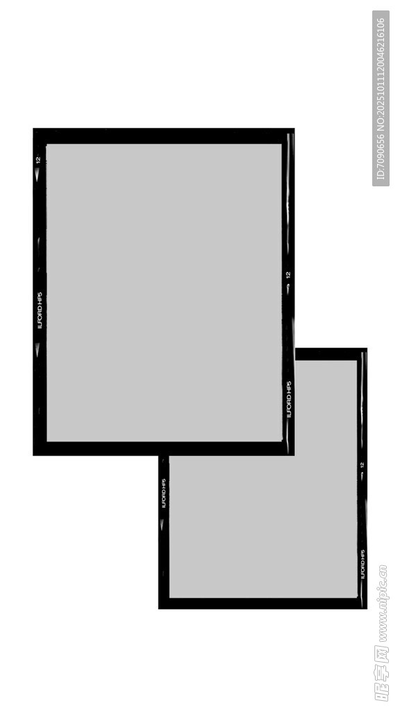 重叠方形图形展示