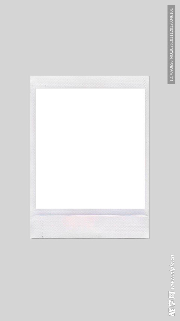 空白白色相框展示图
