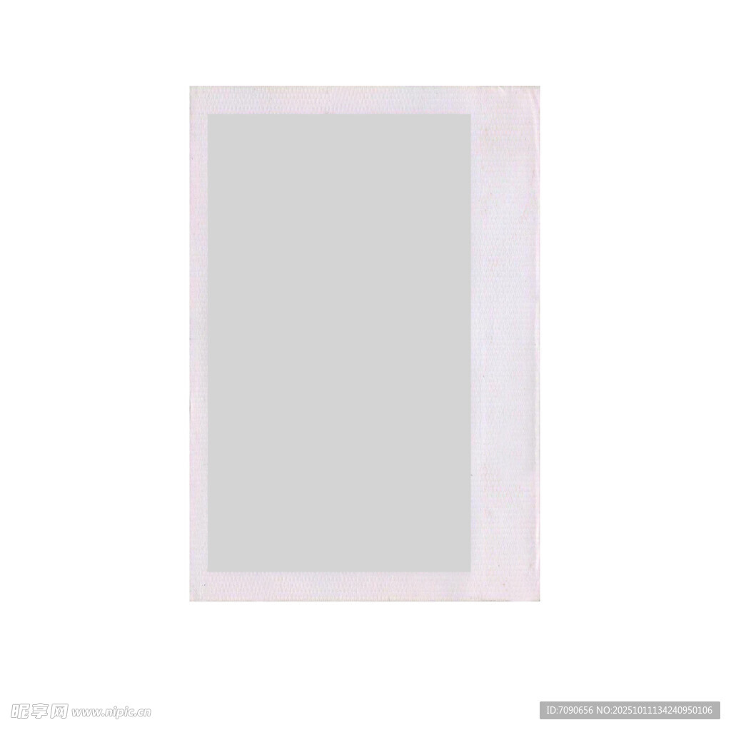 白色边框空白画面
