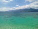 碧海蓝天的美丽海景