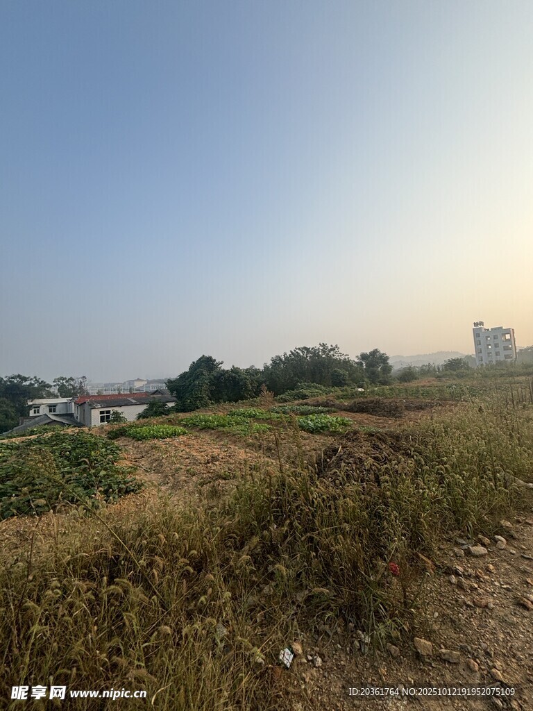 城郊荒野景象