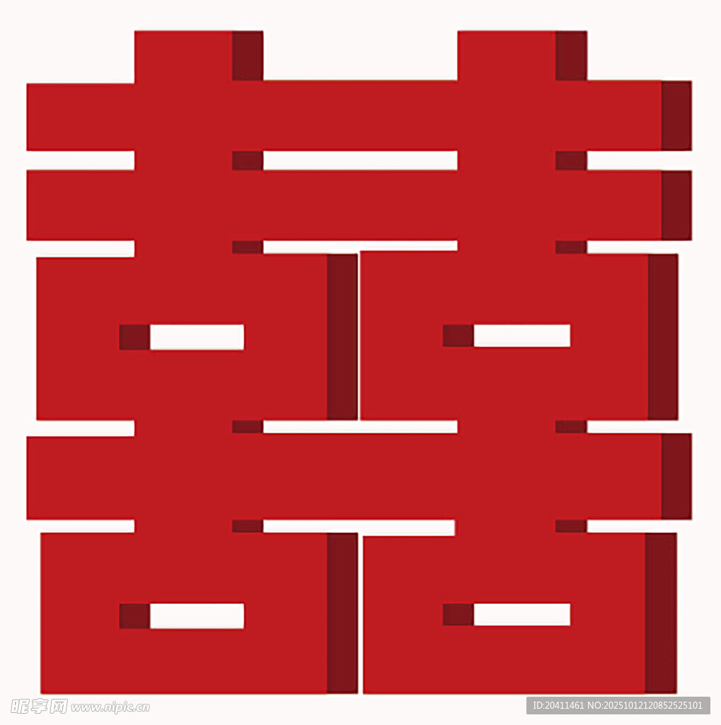 婚礼红双喜