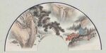 扇面山水图