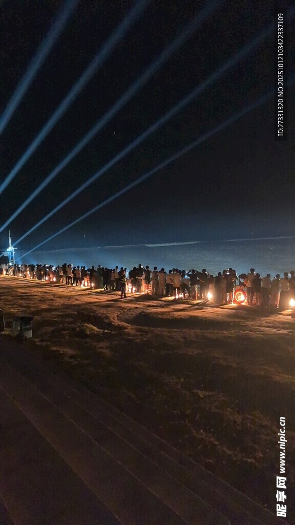 夜场激光秀