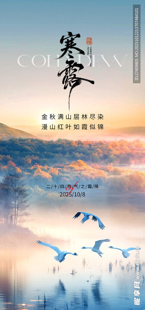 寒露海报