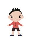 矢量卡能通小男孩