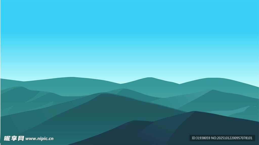 简约山背景