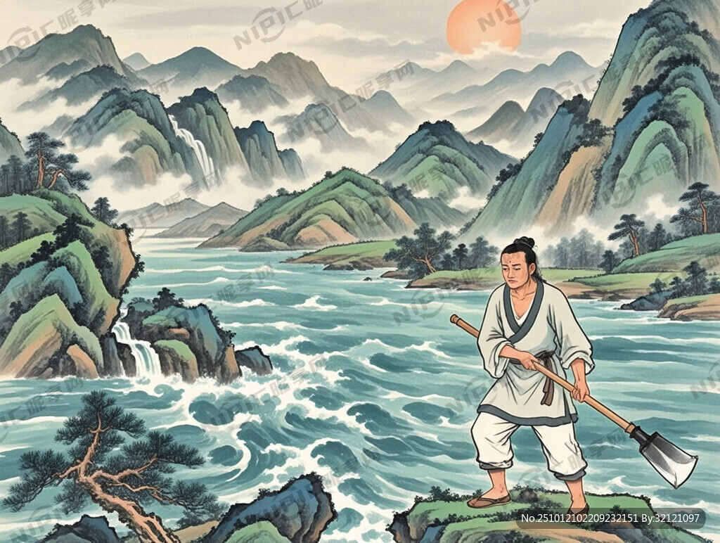 禹日夜不停地工作 他路过自己家