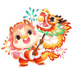 萌娃舞龙贺岁